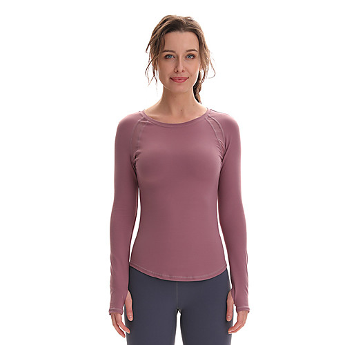Women's Yoga Top Thumbhole Patchwork Fashion Black Pink Gray Nylon Mesh Yoga Fitness Running Top Long Sleeve Sport Activewear 4 Way Stretch Comfort Moisture Wicking Quick Dry Breathable Stretchy
Women's Yoga Top Thumbhole Patchwork Fashion Black Pink Gray Nylon Mesh Yoga Fitness Running Top Long Sleeve Sport Activewear 4 Way Stretch Comfort Moisture Wicking Quick Dry Breathable Stretchy