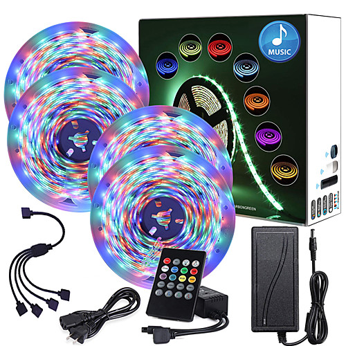 65ft 4x5 Meter Music Synchronous Happy Multicolour Light Strip 2835 RGB Waterproof LED Flexible Light Strip with 20 key IR Controller Optional with Adapter Kit DC12V
65ft 4x5 Meter Music Synchronous Happy Multicolour Light Strip 2835 RGB Waterproof LED Flexible Light Strip with 20 key IR Controller Optional with Adapter Kit DC12V