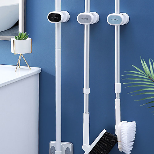Mop Hook Free Punching Wall Hanging Bathroom Strong Viscose Broom Clip Mop Hanger Fixed Buckle Storage Rack
Mop Hook Free Punching Wall Hanging Bathroom Strong Viscose Broom Clip Mop Hanger Fixed Buckle Storage Rack