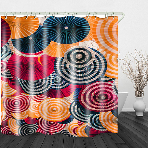 Colorful Umbrella Digital Print Waterproof Fabric Shower Curtain for Bathroom Home Decor Covered Bathtub Curtains Liner Includes with Hooks
Colorful Umbrella Digital Print Waterproof Fabric Shower Curtain for Bathroom Home Decor Covered Bathtub Curtains Liner Includes with Hooks