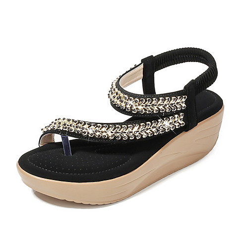 Women's Sandals Summer Wedge Heel Open Toe Daily PU Almond / Black / Red / Bunion Sandals
Women's Sandals Summer Wedge Heel Open Toe Daily PU Almond / Black / Red / Bunion Sandals