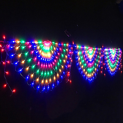 1X 3.5M 3 Peacock Mesh Net Led String Lights Colorful Outdoor Fairy Garland For Wedding Christmas Wedding New Year Party Decoration AC110V 120V 220V 230V EU US Plug IP65 Waterproof
1X 3.5M 3 Peacock Mesh Net Led String Lights Colorful Outdoor Fairy Garland For Wedding Christmas Wedding New Year Party Decoration AC110V 120V 220V 230V EU US Plug IP65 Waterproof