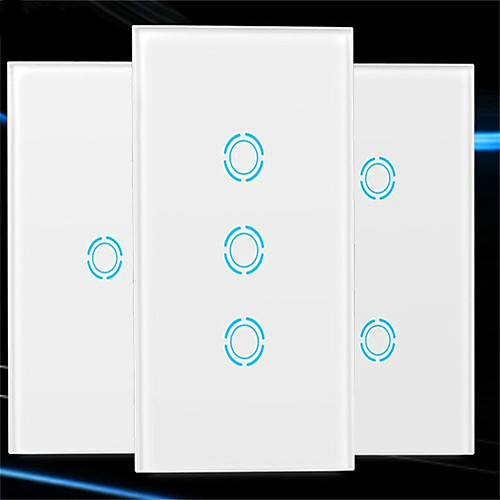 Wifi Smart Light Switch Glass Screen Touch Panel Voice Control Wireless Wall work with Alexa Google Home smart life home
Wifi Smart Light Switch Glass Screen Touch Panel Voice Control Wireless Wall work with Alexa Google Home smart life home