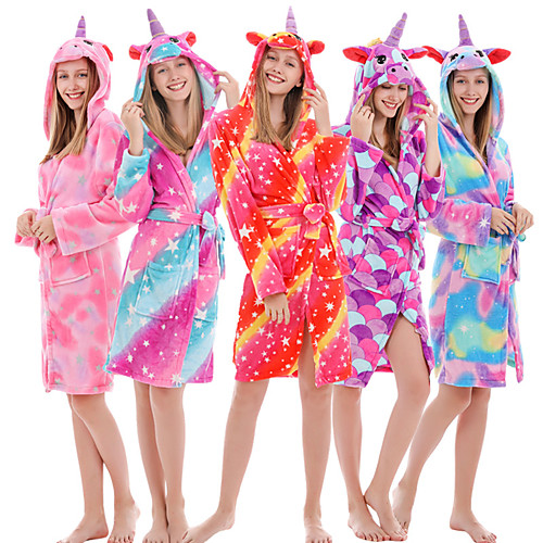 Adults' Bathrobe Unicorn Flying Horse Onesie Pajamas polyester fibre Purple / Blue / Pink Cosplay For Men and Women Animal Sleepwear Cartoon Festival / Holiday Costumes
Adults' Bathrobe Unicorn Flying Horse Onesie Pajamas polyester fibre Purple / Blue / Pink Cosplay For Men and Women Animal Sleepwear Cartoon Festival / Holiday Costumes