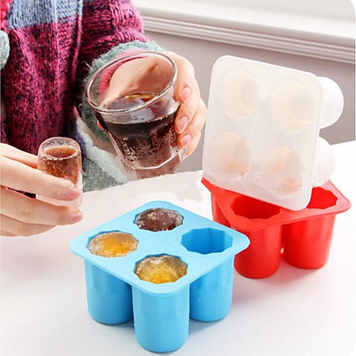 4 Ice Cube Mold Shooters Shot Cup Shape Silicone Glass DIY Ice Mould Ice Cube Tray Summer Bar Party Beer Ice Drink Tool Accessories
4 Ice Cube Mold Shooters Shot Cup Shape Silicone Glass DIY Ice Mould Ice Cube Tray Summer Bar Party Beer Ice Drink Tool Accessories