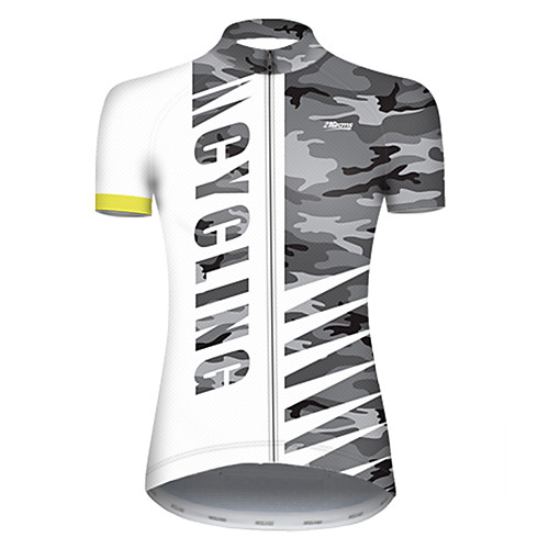 21Grams Women's Short Sleeve Cycling Jersey Summer Nylon Polyester Camouflage Patchwork Camo / Camouflage Bike Jersey Top Mountain Bike MTB Road Bike Cycling Ultraviolet Resistant Quick Dry Breathable
21Grams Women's Short Sleeve Cycling Jersey Summer Nylon Polyester Camouflage Patchwork Camo / Camouflage Bike Jersey Top Mountain Bike MTB Road Bike Cycling Ultraviolet Resistant Quick Dry Breathable