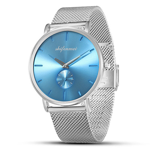 Men's Dress Watch Quartz Mesh Stainless Steel 30 m Water Resistant / Waterproof Day Date Analog Fashion Cool - BlackGloden WhiteGolden Red One Year Battery Life
Men's Dress Watch Quartz Mesh Stainless Steel 30 m Water Resistant / Waterproof Day Date Analog Fashion Cool - BlackGloden WhiteGolden Red One Year Battery Life
