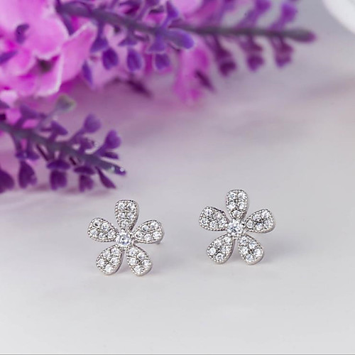 Women's Silver Stud Earrings Classic Mini Stylish Simple Silver Plated Earrings Jewelry Silver For Wedding Party Anniversary Daily Festival 1 Pair
Women's Silver Stud Earrings Classic Mini Stylish Simple Silver Plated Earrings Jewelry Silver For Wedding Party Anniversary Daily Festival 1 Pair