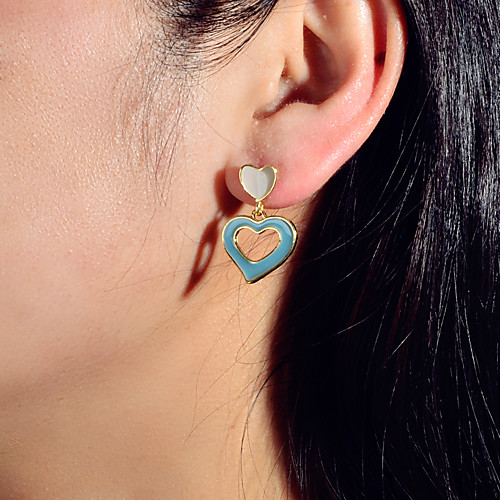 Women's Earrings Sweet Heart Wedding Simple Trendy Fashion Cute French Earrings Jewelry Blue For Party Evening Engagement Birthday Beach Promise 1 Pair
Women's Earrings Sweet Heart Wedding Simple Trendy Fashion Cute French Earrings Jewelry Blue For Party Evening Engagement Birthday Beach Promise 1 Pair
