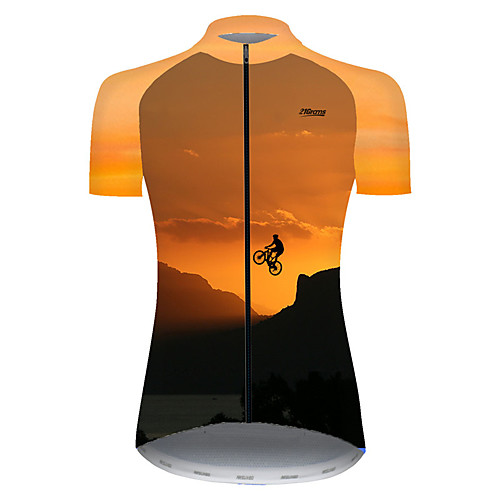 21Grams Women's Short Sleeve Cycling Jersey Summer Nylon Polyester Black / Yellow Gradient 3D Bike Jersey Top Mountain Bike MTB Road Bike Cycling Ultraviolet Resistant Quick Dry Breathable Sports
21Grams Women's Short Sleeve Cycling Jersey Summer Nylon Polyester Black / Yellow Gradient 3D Bike Jersey Top Mountain Bike MTB Road Bike Cycling Ultraviolet Resistant Quick Dry Breathable Sports