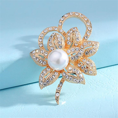 Women's Brooches Classic Flower Fashion Imitation Pearl Brooch Jewelry Silver Gold For Gift Date Festival
Women's Brooches Classic Flower Fashion Imitation Pearl Brooch Jewelry Silver Gold For Gift Date Festival