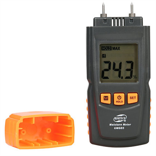 GM605 Digital LCD Display Humidity Tester Timber Damp Detector portable wood moisture meter
GM605 Digital LCD Display Humidity Tester Timber Damp Detector portable wood moisture meter