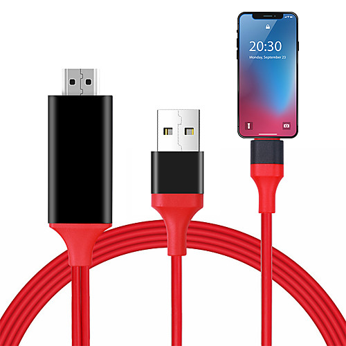 1080P HDMI HDTV Cable for Lightning Digital AV Adapter for iphone 8 7 6s 5s 8plus 8 Pin USB to HDMI Cable for ipad Mini Air Pro
1080P HDMI HDTV Cable for Lightning Digital AV Adapter for iphone 8 7 6s 5s 8plus 8 Pin USB to HDMI Cable for ipad Mini Air Pro