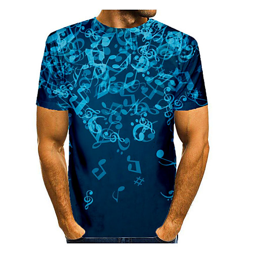 Men's T shirt Shirt Graphic Letter Print Short Sleeve Daily Tops Basic Round Neck Blue
Men's T shirt Shirt Graphic Letter Print Short Sleeve Daily Tops Basic Round Neck Blue