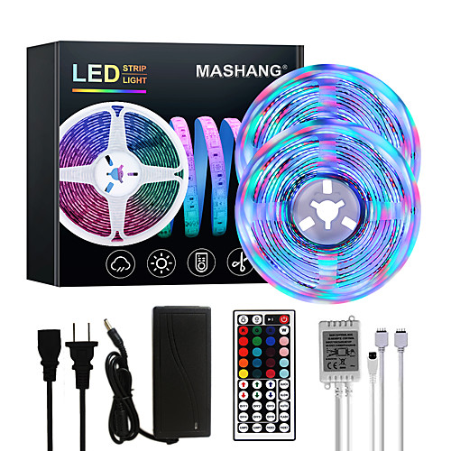 Bright RGBW LED Strip Lights 32.8ft 10M RGBW Tiktok Lights 2340LEDs SMD 2835 with 44 Keys IR Remote Controller and 100-240V Adapter for Home Bedroom Kitchen TV Back Lights DIY Deco
Bright RGBW LED Strip Lights 32.8ft 10M RGBW Tiktok Lights 2340LEDs SMD 2835 with 44 Keys IR Remote Controller and 100-240V Adapter for Home Bedroom Kitchen TV Back Lights DIY Deco