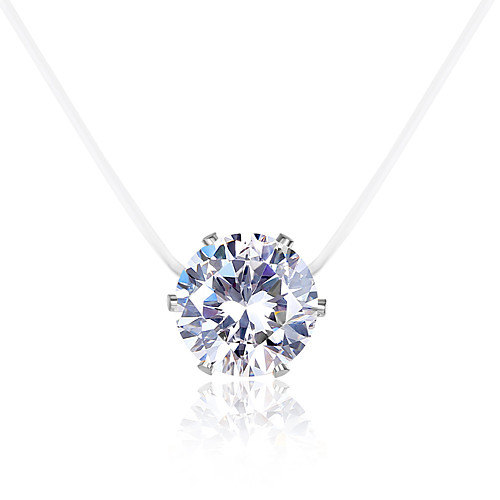 Women's Cubic Zirconia Pendant Necklace Necklace Dainty Simple Basic Trendy Zircon Rose Gold White 40 cm Necklace Jewelry For Party Evening Prom Birthday Party Beach Festival
Women's Cubic Zirconia Pendant Necklace Necklace Dainty Simple Basic Trendy Zircon Rose Gold White 40 cm Necklace Jewelry For Party Evening Prom Birthday Party Beach Festival
