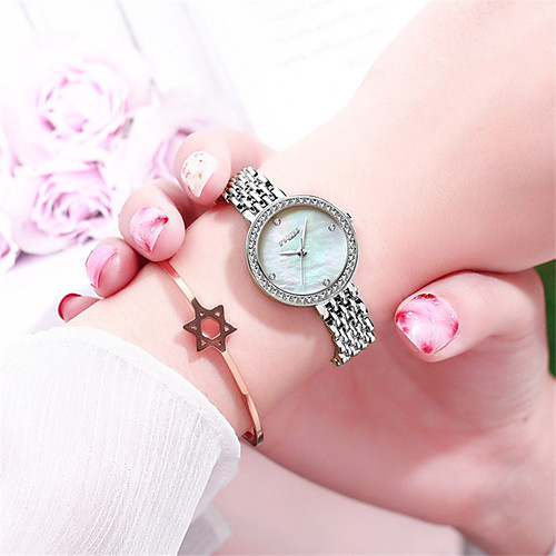 Women's Steel Band Watches Minimalist Fashion Stainless Steel Japanese Quartz Rose Gold Silver Water Resistant / Waterproof 30 m 1 pc Analog One Year Battery Life
Women's Steel Band Watches Minimalist Fashion Stainless Steel Japanese Quartz Rose Gold Silver Water Resistant / Waterproof 30 m 1 pc Analog One Year Battery Life