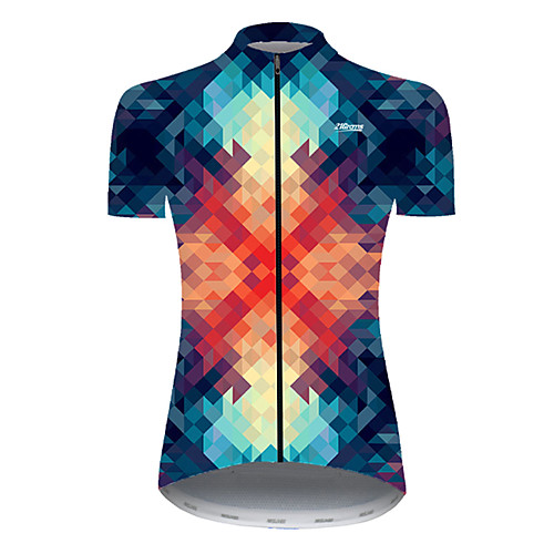 21Grams Women's Short Sleeve Cycling Jersey Summer Nylon Polyester RedBlue Plaid Checkered Gradient 3D Bike Jersey Top Mountain Bike MTB Road Bike Cycling Ultraviolet Resistant Quick Dry Breathable
21Grams Women's Short Sleeve Cycling Jersey Summer Nylon Polyester RedBlue Plaid Checkered Gradient 3D Bike Jersey Top Mountain Bike MTB Road Bike Cycling Ultraviolet Resistant Quick Dry Breathable