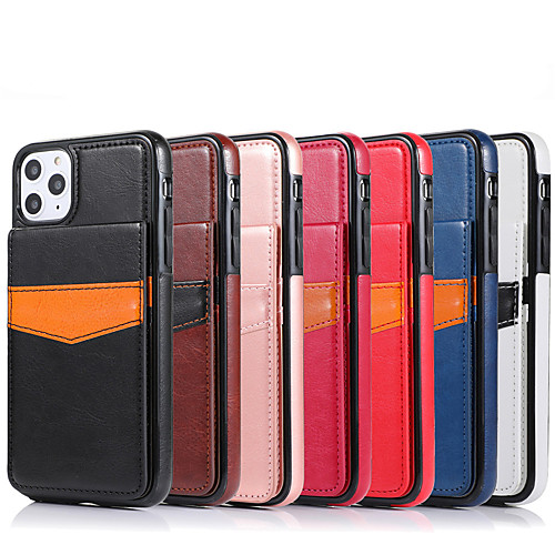 Case For Apple iPhone 7/8/7P/8P/X/XS/XR/XS Max/11/11 Pro/11 Pro Max/SE 2020 Card Holder / Shockproof Back Cover Solid Colored PU Leather / TPU
Case For Apple iPhone 7/8/7P/8P/X/XS/XR/XS Max/11/11 Pro/11 Pro Max/SE 2020 Card Holder / Shockproof Back Cover Solid Colored PU Leather / TPU
