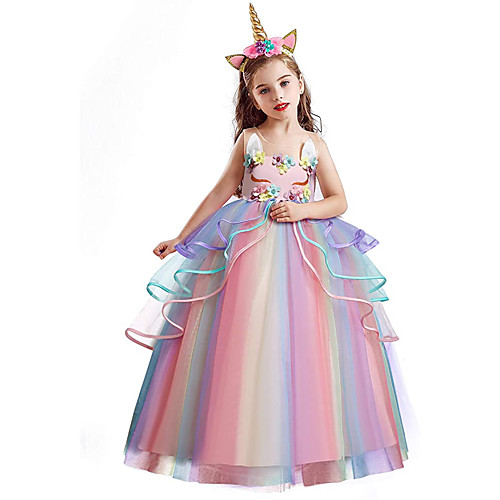 Princess Unicorn Dress Flower Girl Dress Girls' Movie Cosplay A-Line Slip Vacation Dress White Purple Pink Dress Children's Day Masquerade Tulle Polyester
Princess Unicorn Dress Flower Girl Dress Girls' Movie Cosplay A-Line Slip Vacation Dress White Purple Pink Dress Children's Day Masquerade Tulle Polyester