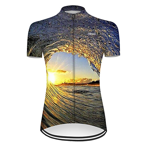 21Grams Women's Short Sleeve Cycling Jersey Summer Nylon Polyester Black / Yellow Gradient 3D Bike Jersey Top Mountain Bike MTB Road Bike Cycling Ultraviolet Resistant Quick Dry Breathable Sports
21Grams Women's Short Sleeve Cycling Jersey Summer Nylon Polyester Black / Yellow Gradient 3D Bike Jersey Top Mountain Bike MTB Road Bike Cycling Ultraviolet Resistant Quick Dry Breathable Sports