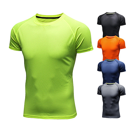 Men's Short Sleeve Running Shirt Tee Tshirt Summer Ice Silk Moisture Wicking Quick Dry Breathable Fitness Gym Workout Running Walking Jogging Sportswear Solid Colored Orange red ArmyGreen Black Light
Men's Short Sleeve Running Shirt Tee Tshirt Summer Ice Silk Moisture Wicking Quick Dry Breathable Fitness Gym Workout Running Walking Jogging Sportswear Solid Colored Orange red ArmyGreen Black Light