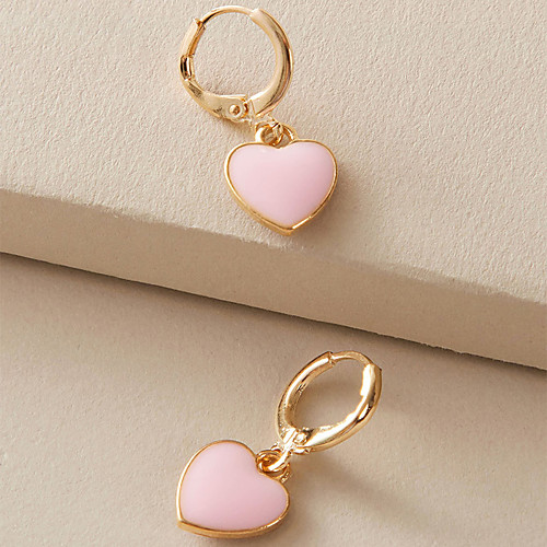 Women's Drop Earrings Earrings Heart Sweet Heart Simple Classic Trendy Fashion Cute Earrings Jewelry Blushing Pink For Engagement Vacation Street Beach Festival 1 Pair
Women's Drop Earrings Earrings Heart Sweet Heart Simple Classic Trendy Fashion Cute Earrings Jewelry Blushing Pink For Engagement Vacation Street Beach Festival 1 Pair