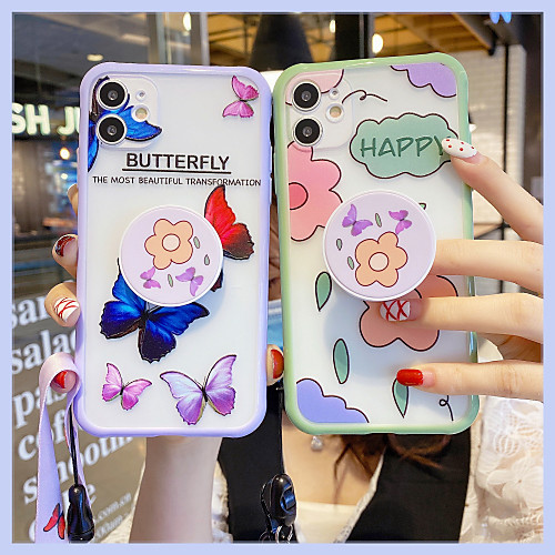 Ring Holder with Strap TPU Flower Protection Cover for Apple iPhone Case 11 Pro Max X XR XS Max 8 Plus 7 Plus SE(2020)
Ring Holder with Strap TPU Flower Protection Cover for Apple iPhone Case 11 Pro Max X XR XS Max 8 Plus 7 Plus SE(2020)