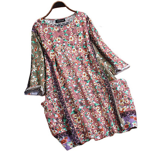 Women's Blouse Shirt Graphic Long Sleeve Round Neck Tops Cotton Blushing Pink Green
Women's Blouse Shirt Graphic Long Sleeve Round Neck Tops Cotton Blushing Pink Green