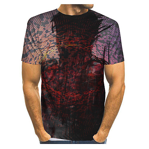 Men's T shirt Graphic Plus Size Print Short Sleeve Daily Tops Streetwear Exaggerated Round Neck White Blue Red / Summer
Men's T shirt Graphic Plus Size Print Short Sleeve Daily Tops Streetwear Exaggerated Round Neck White Blue Red / Summer
