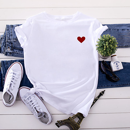 Women's T shirt Butterfly Graphic Prints Print Round Neck Basic Tops 100% Cotton White Black Yellow
Women's T shirt Butterfly Graphic Prints Print Round Neck Basic Tops 100% Cotton White Black Yellow