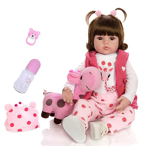 KEIUMI 18 inch Reborn Doll Baby & Toddler Toy Reborn Toddler Doll Baby Girl Gift Cute Lovely Parent-Child Interaction Tipped and Sealed Nails 3/4 Silicone Limbs and Cotton Filled Body
KEIUMI 18 inch Reborn Doll Baby & Toddler Toy Reborn Toddler Doll Baby Girl Gift Cute Lovely Parent-Child Interaction Tipped and Sealed Nails 3/4 Silicone Limbs and Cotton Filled Body
