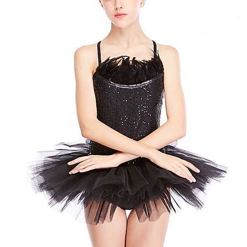 

Ballet Tutu Dress Leotard / Onesie Paillette Women's Performance Spandex