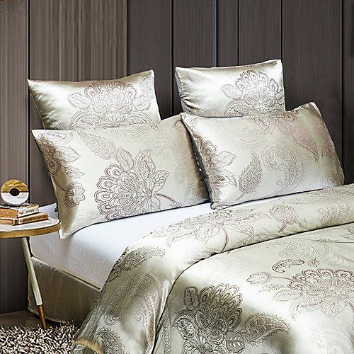 Duvet Cover Sets 3 Piece Polyester / Viscose Damask 1# Jacquard Contemporary / 3pcs (1 Duvet Cover, 2 Shams)
Duvet Cover Sets 3 Piece Polyester / Viscose Damask 1# Jacquard Contemporary / 3pcs (1 Duvet Cover, 2 Shams)
