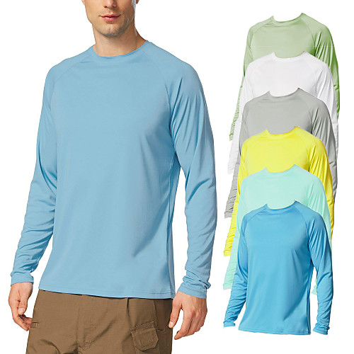 21Grams Men's Long Sleeve T-Shirt Sun Protection UPF 50 UV Outdoor T-Shirt Rashguard Shirts for Cycling Running Fishing Hiking
21Grams Men's Long Sleeve T-Shirt Sun Protection UPF 50 UV Outdoor T-Shirt Rashguard Shirts for Cycling Running Fishing Hiking