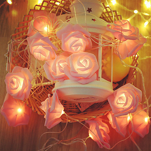 3M 20LED Pink Rose Flower LED Fairy Lights Holiday String Lights Battery Operated Valentine Wedding Party Christmas Decoration Lamp Without Battery
3M 20LED Pink Rose Flower LED Fairy Lights Holiday String Lights Battery Operated Valentine Wedding Party Christmas Decoration Lamp Without Battery