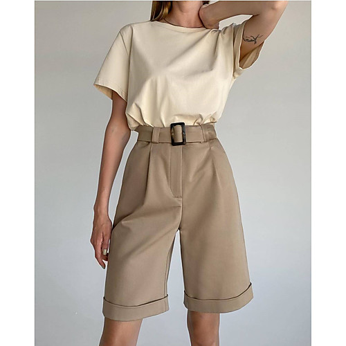 Women's Basic Outdoor Daily Chinos Shorts Pants Solid Colored White Dusty Rose Light Green
Women's Basic Outdoor Daily Chinos Shorts Pants Solid Colored White Dusty Rose Light Green