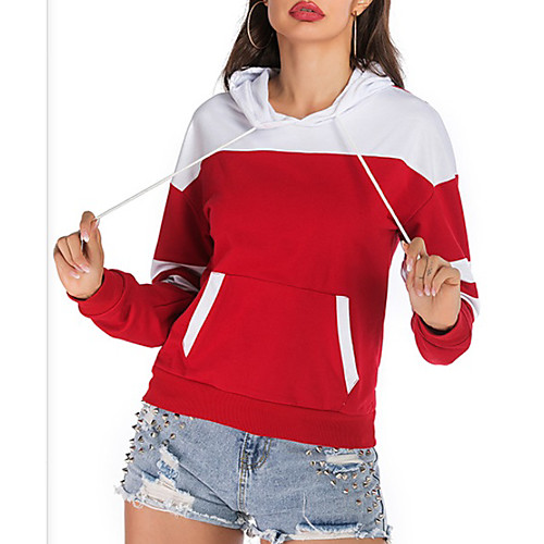 Women's Pullover Hoodie Sweatshirt Solid Colored Daily Basic Hoodies Sweatshirts Red
Women's Pullover Hoodie Sweatshirt Solid Colored Daily Basic Hoodies Sweatshirts Red