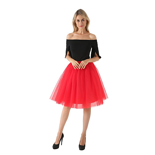 Petticoat Hoop Skirt Tutu Under Skirt 1950s Prom Dresses White Black Red Petticoat / Crinoline
Petticoat Hoop Skirt Tutu Under Skirt 1950s Prom Dresses White Black Red Petticoat / Crinoline
