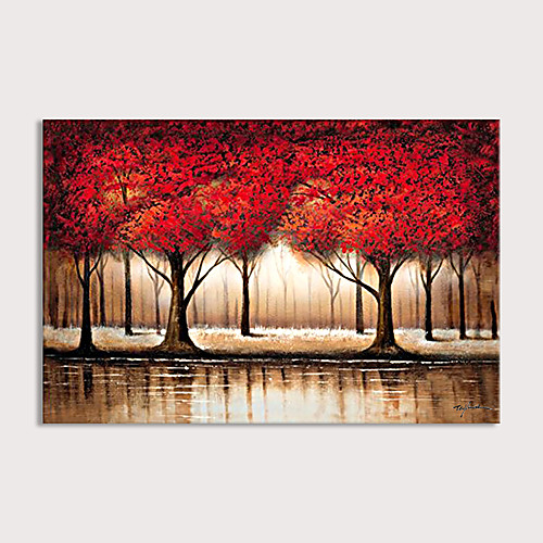Oil Painting Hand Painted Horizontal Abstract Landscape Modern Rolled Canvas (No Frame)
Oil Painting Hand Painted Horizontal Abstract Landscape Modern Rolled Canvas (No Frame)