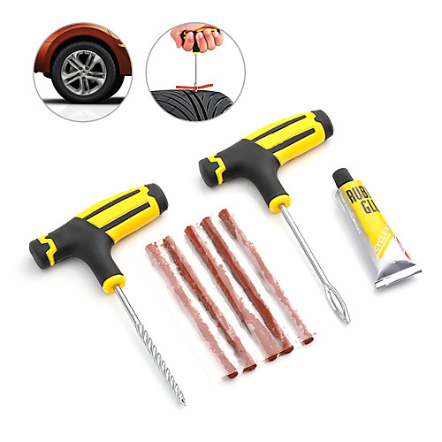 Car Tire Repair Tool Tire Repair Kit Studding Tool Set Auto Bike Tubeless Tire Tyre Puncture Plug Garage Car Accessories
Car Tire Repair Tool Tire Repair Kit Studding Tool Set Auto Bike Tubeless Tire Tyre Puncture Plug Garage Car Accessories