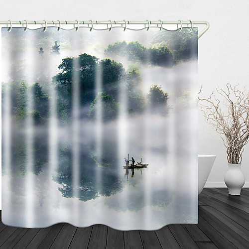 Fairy Lake Digital Print Waterproof Fabric Shower Curtain For Bathroom Home Decor Covered Bathtub Curtains Liner Includes With Hooks
Fairy Lake Digital Print Waterproof Fabric Shower Curtain For Bathroom Home Decor Covered Bathtub Curtains Liner Includes With Hooks
