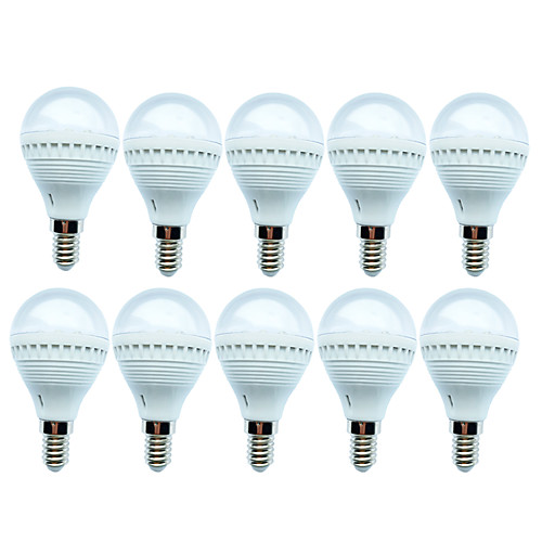10pcs 1.5 W LED Globe Bulbs 100 lm E14 G45 24 LED Beads Dip LED White 180-240 V
10pcs 1.5 W LED Globe Bulbs 100 lm E14 G45 24 LED Beads Dip LED White 180-240 V