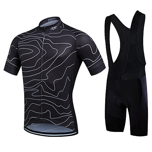 21Grams Men's Short Sleeve Cycling Jersey with Bib Shorts Summer Silicon Polyester Yellow Red Black Bike Shorts Bib Shorts Jacket 3D Pad Quick Dry Breathable Back Pocket Sweat wicking Sports Lines
21Grams Men's Short Sleeve Cycling Jersey with Bib Shorts Summer Silicon Polyester Yellow Red Black Bike Shorts Bib Shorts Jacket 3D Pad Quick Dry Breathable Back Pocket Sweat wicking Sports Lines