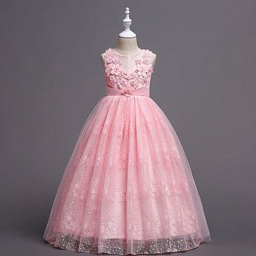 Princess Floor Length Flower Girl Dresses Party Tulle Sleeveless Jewel Neck with Bow(s)
Princess Floor Length Flower Girl Dresses Party Tulle Sleeveless Jewel Neck with Bow(s)