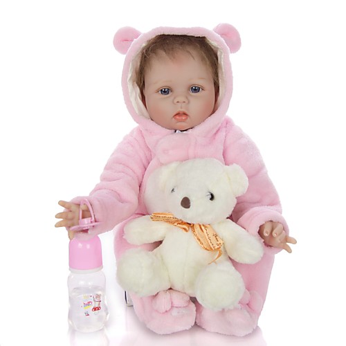 KEIUMI 22 inch Reborn Doll Baby & Toddler Toy Reborn Toddler Doll Baby Girl Gift Cute Lovely Parent-Child Interaction Tipped and Sealed Nails Half Silicone and Cloth Body with Clothes and Accessories
KEIUMI 22 inch Reborn Doll Baby & Toddler Toy Reborn Toddler Doll Baby Girl Gift Cute Lovely Parent-Child Interaction Tipped and Sealed Nails Half Silicone and Cloth Body with Clothes and Accessories