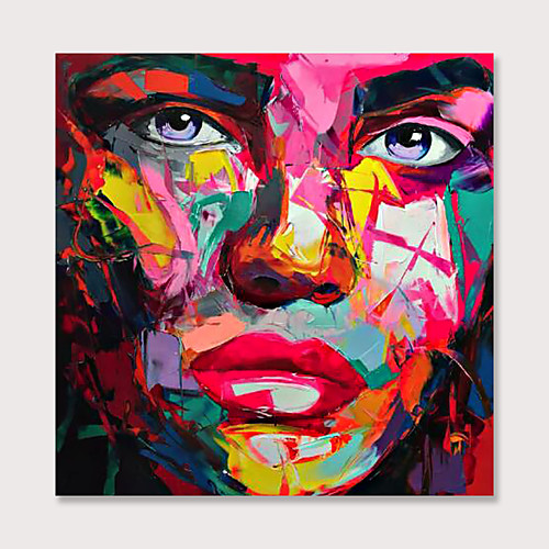 Oil Painting Hand Painted Square Abstract People Modern Rolled Canvas (No Frame)
Oil Painting Hand Painted Square Abstract People Modern Rolled Canvas (No Frame)