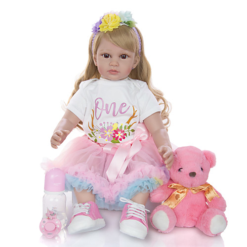KEIUMI 24 inch Reborn Doll Baby & Toddler Toy Reborn Toddler Doll Baby Girl Gift Cute Lovely Parent-Child Interaction Tipped and Sealed Nails Half Silicone and Cloth Body 24D05-C139-S12-T14 with
KEIUMI 24 inch Reborn Doll Baby & Toddler Toy Reborn Toddler Doll Baby Girl Gift Cute Lovely Parent-Child Interaction Tipped and Sealed Nails Half Silicone and Cloth Body 24D05-C139-S12-T14 with