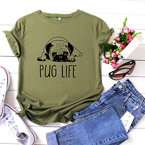 Women's T shirt Graphic Text Letter Print Round Neck Basic Tops 100% Cotton White Yellow Blushing Pink
Women's T shirt Graphic Text Letter Print Round Neck Basic Tops 100% Cotton White Yellow Blushing Pink
