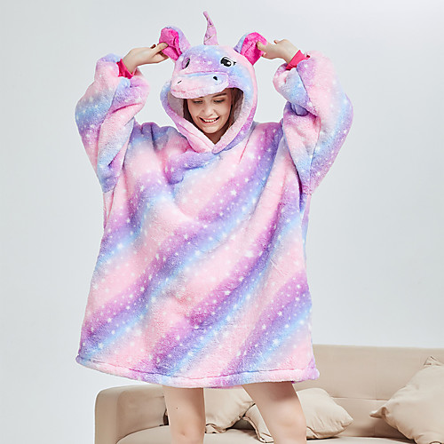 Adults' Kigurumi Pajamas Bathrobe Unicorn Flying Horse Onesie Pajamas Flannel Fabric Purple Cosplay For Men and Women Animal Sleepwear Cartoon Festival / Holiday Costumes / Bath Robe
Adults' Kigurumi Pajamas Bathrobe Unicorn Flying Horse Onesie Pajamas Flannel Fabric Purple Cosplay For Men and Women Animal Sleepwear Cartoon Festival / Holiday Costumes / Bath Robe